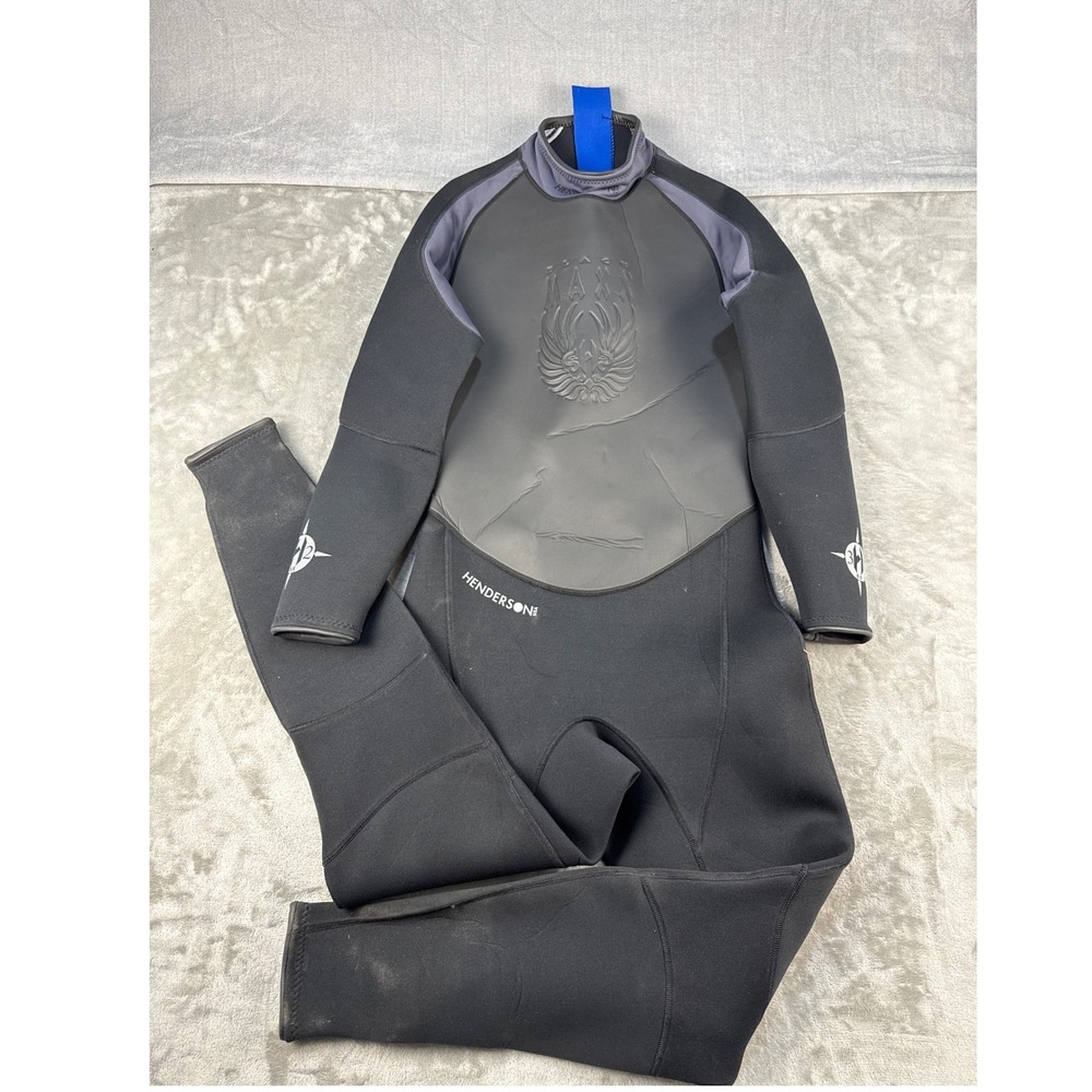 Henderson Wetsuit Mens XL Black Maxx Black 3/2mm Full Body EUC